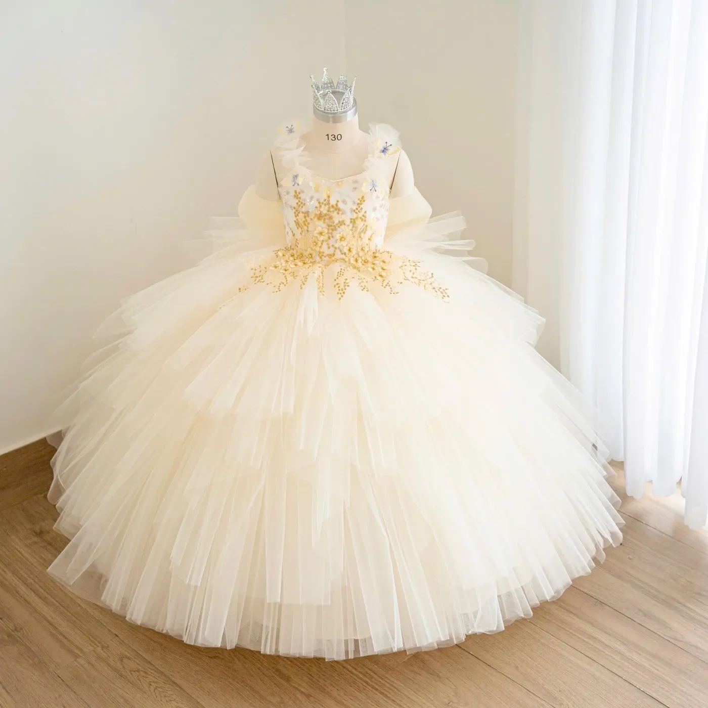 Custom Handmade Flower Girl Dress